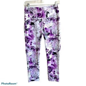 VOGO Athletics Leggings Purple and Gray, Size Smal
